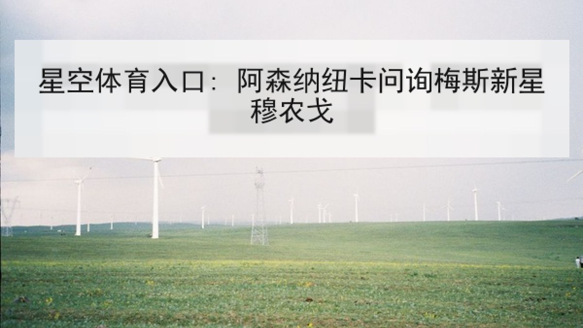 星空体育入口: 阿森纳纽卡问询梅斯新星穆农戈