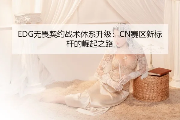 EDG无畏契约战术体系升级：CN赛区新标杆的崛起之路